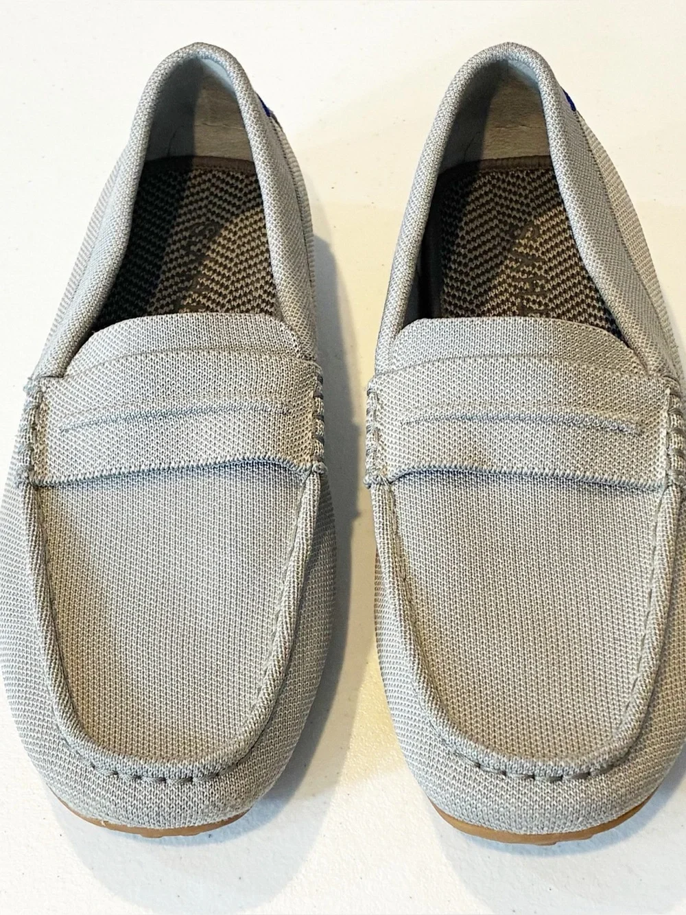 ROTHY'S The Driving Loafer Falcon Gray Knit 10.5